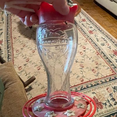 Sale Photo Thumbnail #573: Pennington Glass Hummingbird Feeder