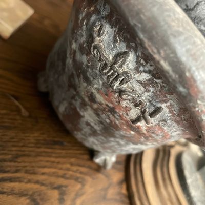 Whimsical Cast Metal Bathtub Sculpture