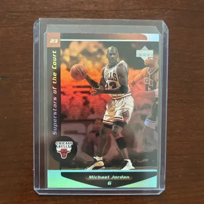 1998 Upper Deck Basketball - Michael Jordan Superstars of the Court Insert Hologram #C1