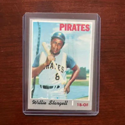 1970 Topps Baseball Card. Willie Stargell - Pittsburgh Pirates. Card #470
