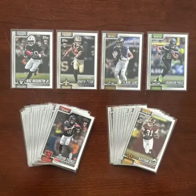 2026 Topps Flagship Football Rookie Cards. Jadarian Price, Jordyn Tyson, Ja'Kobi Lane, and More