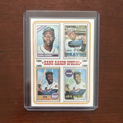 1974 Topps Baseball Card. Hank Aaron - Card #5