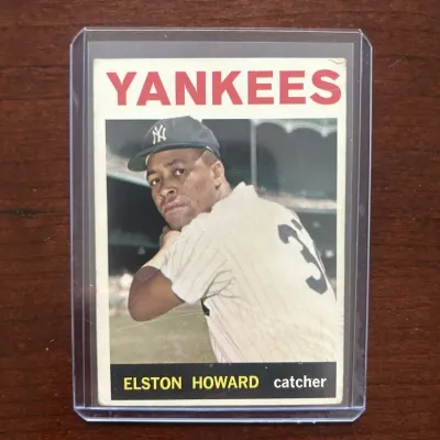 1964 Topps Baseball Card. Elston Howard - New York Yankees. Card #100