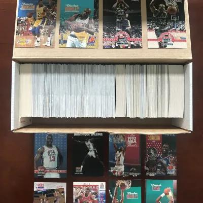 100s of Vintage Basketball Cards. Shaquille O'Neal, Magic Johnson, Charles Barkley, and More