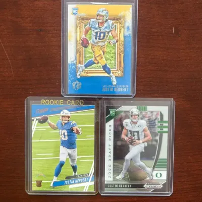 Justin Herbert Rookie Card Lot