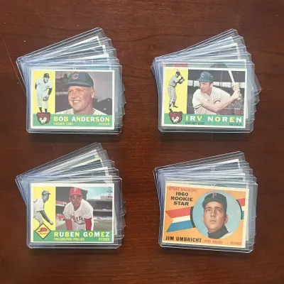 1960 Topps Baseball Cards
