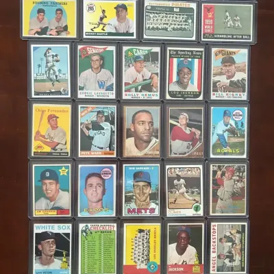 Vintage Topps Baseball Cards. Mickey Mantle, and More