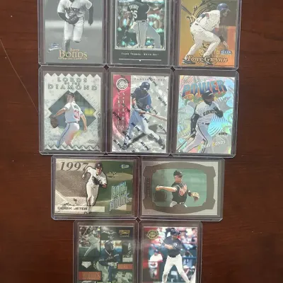 Vintage Baseball Cards. Barry Bonds, Frank Thomas, Inserts, and More