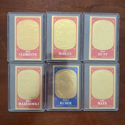 1965 Topps Embossed Baseball Cards. Bob Clemente, and More
