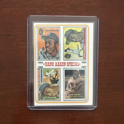 1974 Topps Baseball Card. Hank Aaron - Card #2