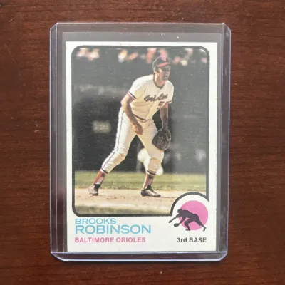 1973 Topps Baseball Card. Brooks Robinson - Baltimore Orioles. Card #90