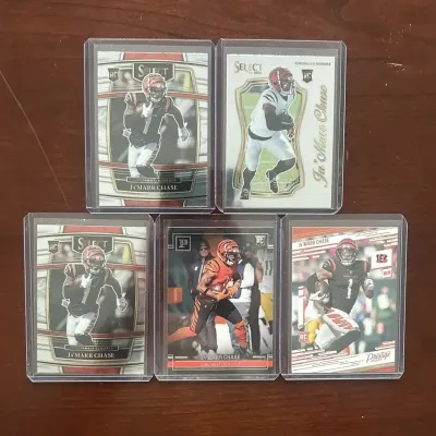 Ja'Marr Chase Rookie Card Lot