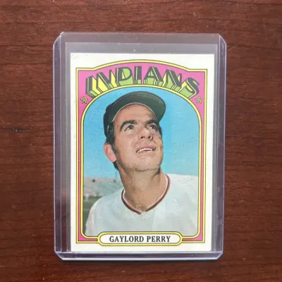 1972 Topp Baseball Card. Gaylord Perry - Cleveland Indians. Card #285
