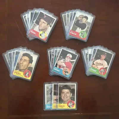 1963 Topps Baseball Cards