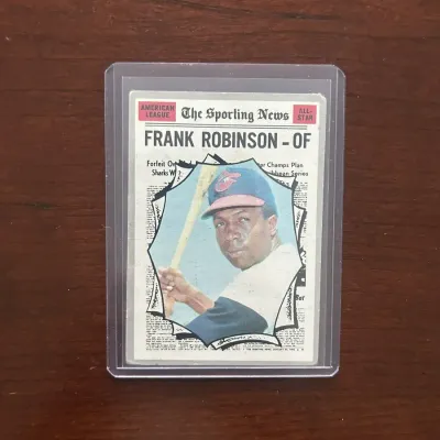 1970 Topps Baseball Card. Frank Robinson All Star. Card #463