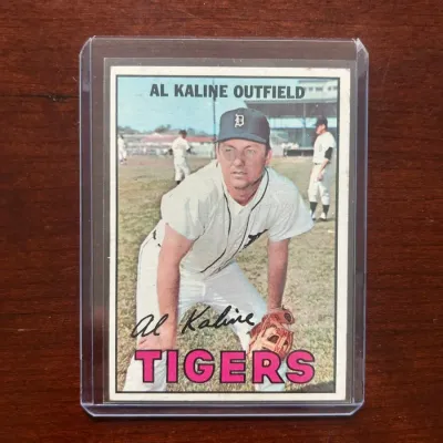 1967 Topps Baseball Card. Al Kaline - Detroit Tigers. Card #30