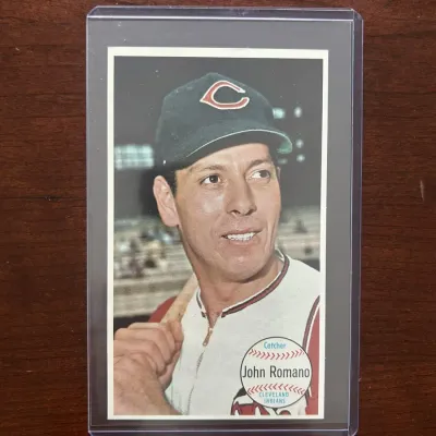1964 Topps 'Giants' Baseball Card. John Romano - Cleveland Indians. Card #59