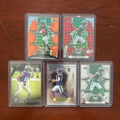 Justin Jefferson & Garrett Wilson Rookie Card Lot