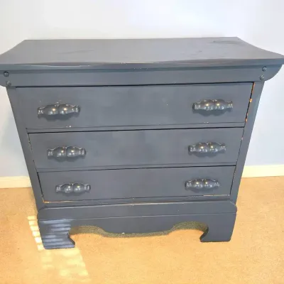 2 Dressers: Vintage Blue, Modern White