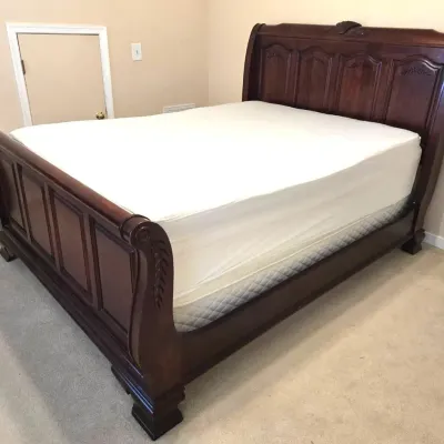 Queen Size Sleigh Bed Furniture 