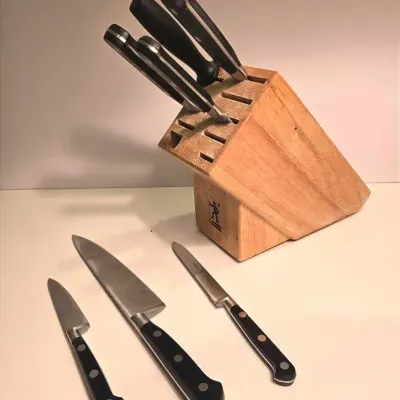 J A Henckels Chef's Knives & Block