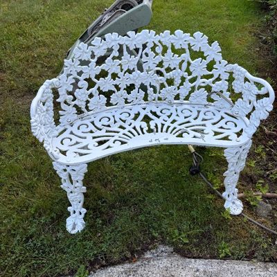 Cast-iron bench