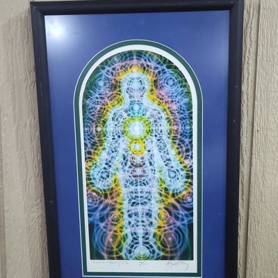 Sale Photo Thumbnail #451: Alex Grey Signed Print, Body Mind Field