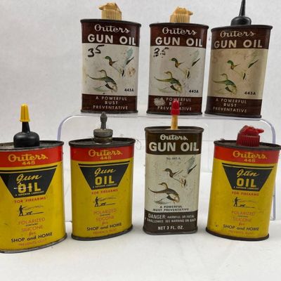 Outers Gun Oil & Rust Preventative Tins