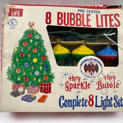 Sale Photo Thumbnail #125: World Wide Enterprises Vtg Bubble Lites