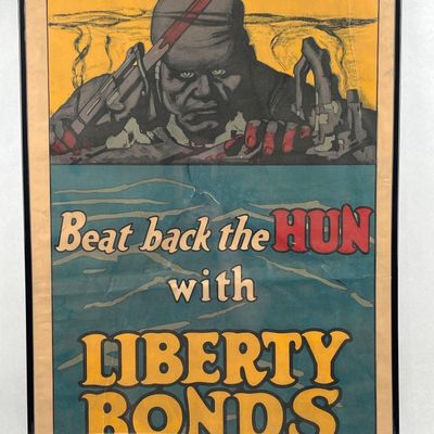 Sale Photo Thumbnail #57: F. Strothmann Beat Back the Hun Poster