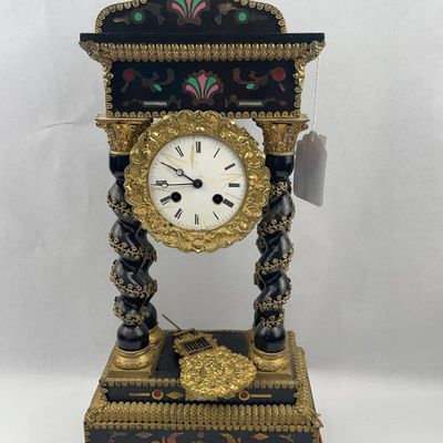 Sale Photo Thumbnail #345: George Owen Napoleon III Portico Clock