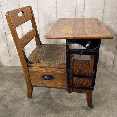 Sale Photo Thumbnail #482: Langslow Fowler Moulthrop School Desk