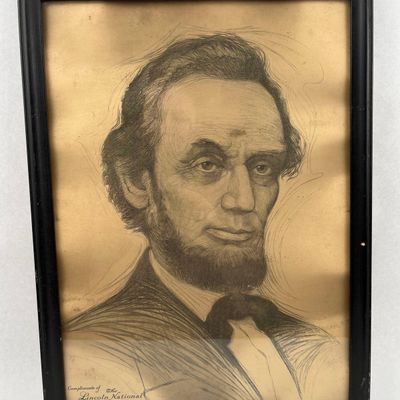 Sale Photo Thumbnail #55: Lincoln National Life Lincoln Portrait