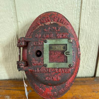 Sale Photo Thumbnail #161: ADT Cast Iron Fire & Watch Pull Station