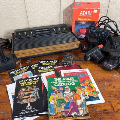 Sale Photo Thumbnail #182: Atari CX-2600 Console & Accessories