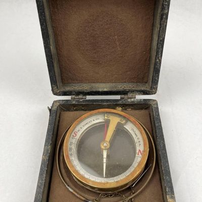 W.S. Darley & Co. Brass Mining Compass