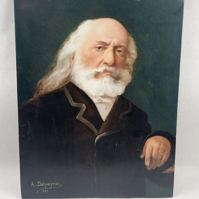 Sale Photo Thumbnail #88: Pierre-Adrien Dalpayrat Portrait Plaque