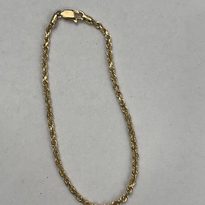 Sale Photo Thumbnail #29: 14 Karat Yellow Gold Rope Bracelet