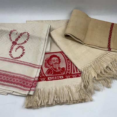 Sale Photo Thumbnail #417: 4 Linen Show Towels w/ 1893 Exposition