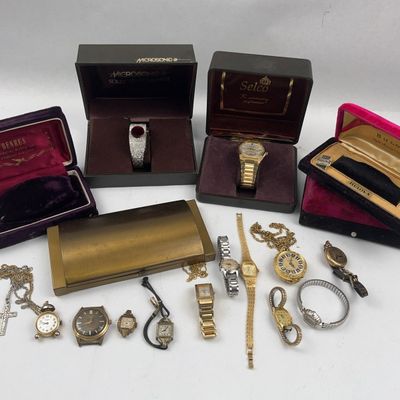 Sale Photo Thumbnail #323: Longines Bulova Benrus 13 Vtg Watches