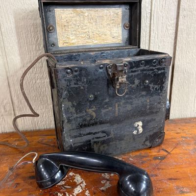 Sale Photo Thumbnail #270: 301A Field Telephone Set w/ Metal Case