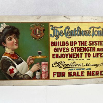 Sale Photo Thumbnail #369: C.L. Centlivre Brewing Co. Tonic Sign