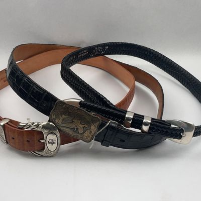 Sale Photo Thumbnail #443: 3 Western Desperado & Montague Belts