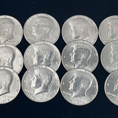 Sale Photo Thumbnail #35: US Kennedy Half Dollars w/ Bicentennial