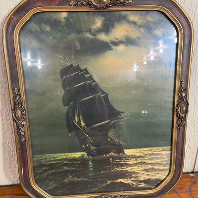 Sale Photo Thumbnail #44: USS Constitution Offset Lithograph