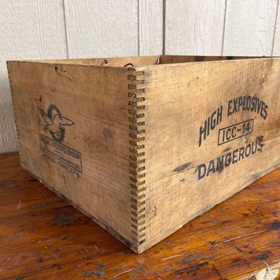 Sale Photo Thumbnail #307: American Cyanamid High Explosives Crate