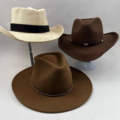Sale Photo Thumbnail #375: 3 Stetson, Minnetonka & HBY Miami Hats