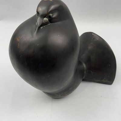 Sale Photo Thumbnail #117: Bronze Sleeping Bird Sculpture