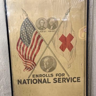Sale Photo Thumbnail #56: WWI Junior Red Cross Presidents Poster
