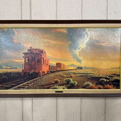Sale Photo Thumbnail #314: Paul Detlefsen Red Caboose Framed Print